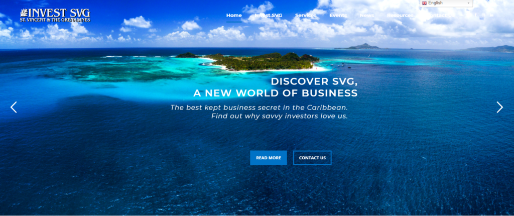 Site web - Investir à Saint-Vincent et les Grenadines