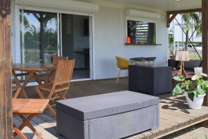 Terrasse maison modulaire