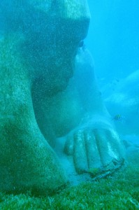 La Manman Dlo prise en photo lors d'une plongée en mars 2016