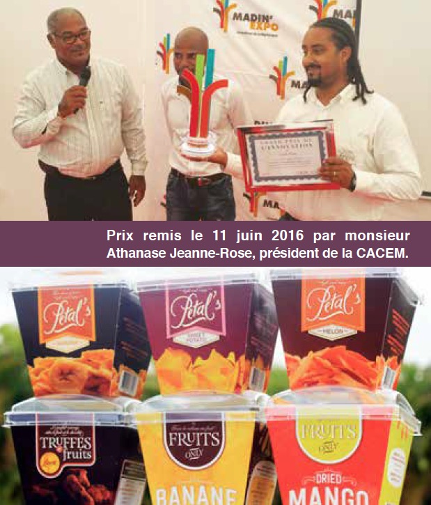Carib’Fruits remporte le Grand Prix de l’Innovation Madin Expo 2016