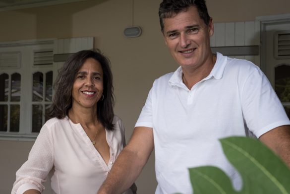 Ena Romney (directrice régionale adjointe ERGOS Antilles-Guyane) et Christophe Moruzzi (directeur régional ERGOS Antilles-Guyane