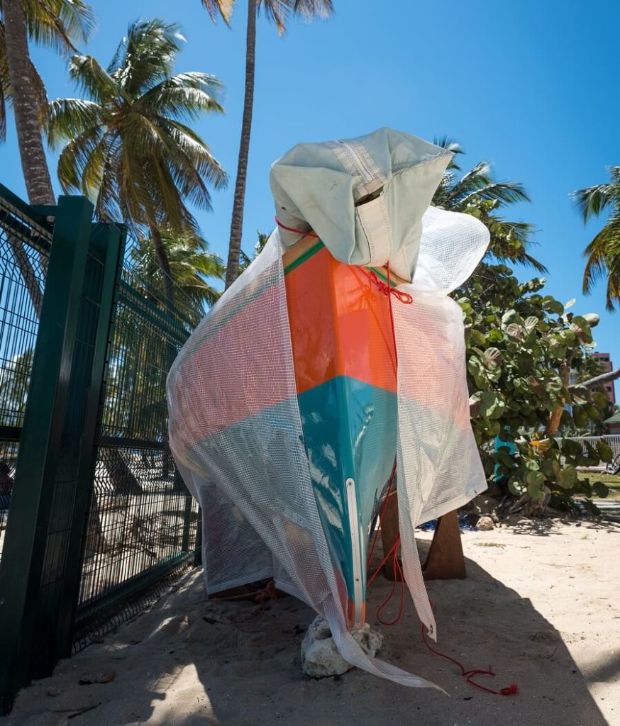 Canot de voile traditionnelle de Guadeloupe