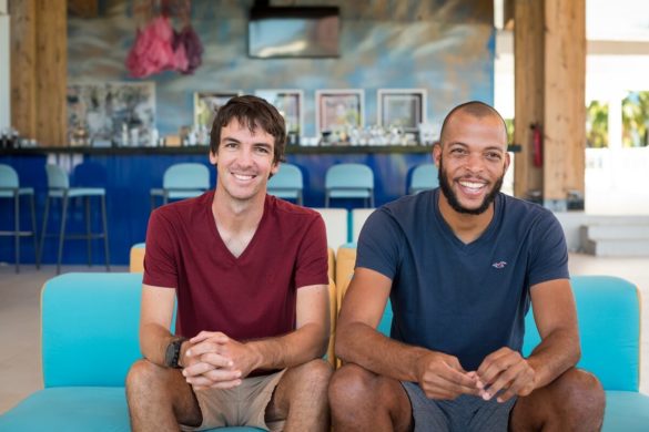 Hugo Thelier et Stephen Radjouki, organisateurs 2019 du Championnat de Voile Traditionnelle de Guadeloupe