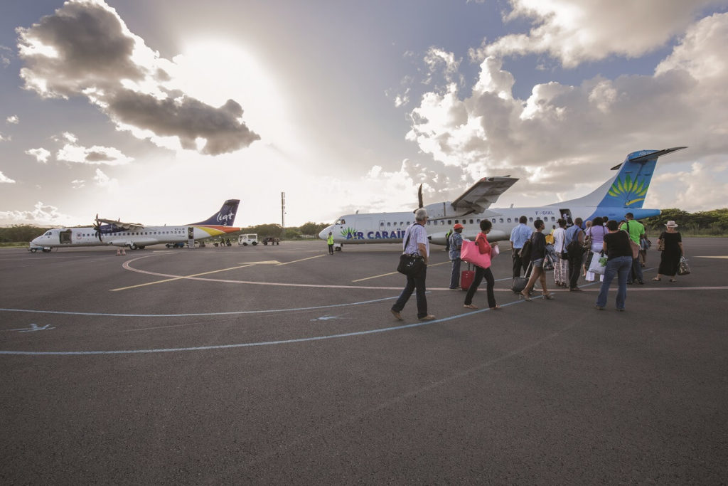 Avion de la Liat, membre du réseau Caribsky