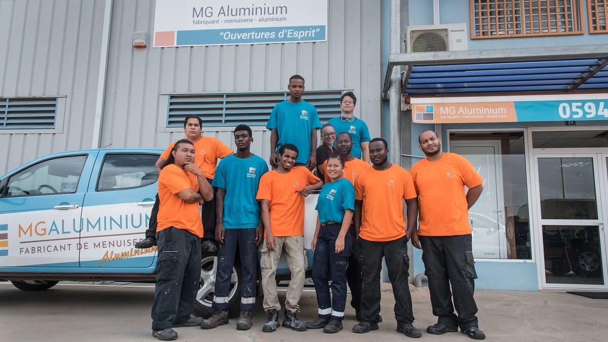 MG Aluminium : expert des  menuiseries aluminium en Guyane