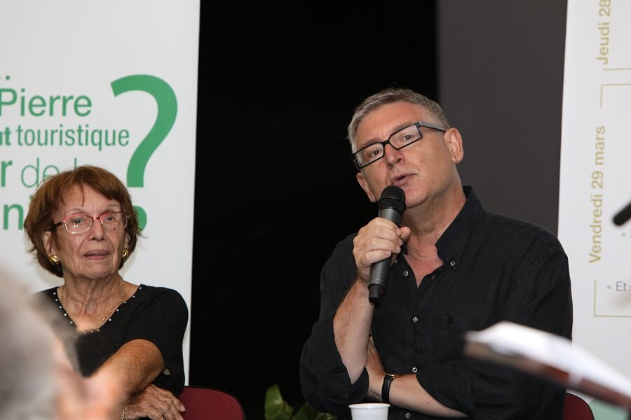 Intervention de Michel Onfray lors des Ateliers de Saint Pierre organisés par Contact-Entreprises