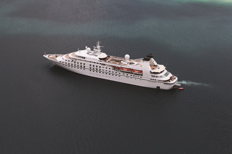 Paquebot de croisière aux Antilles