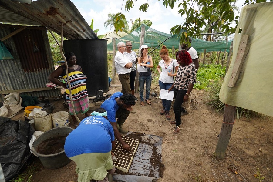 Agriculteurs et formateurs de la CTG