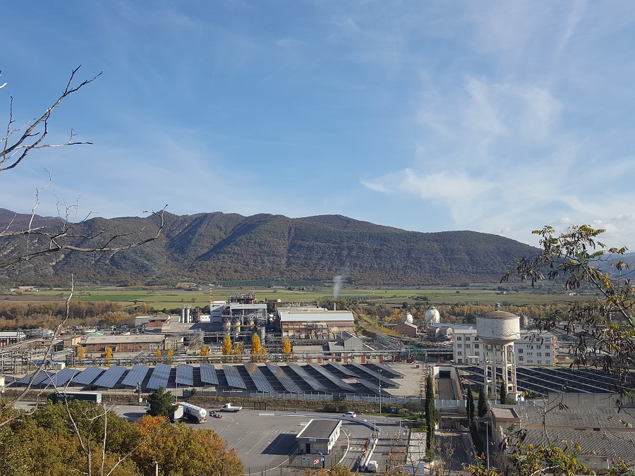 Centrale solaire sur une friche industrielle en Corse 