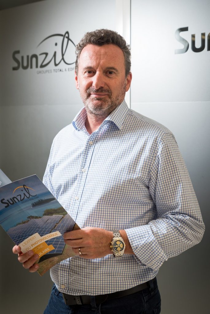 Alain Lafont, directeur de Sunzil, producteur d'énergie solaire en Outre-mer 