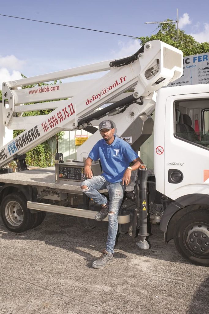 Gérant de l'entreprise Technic Ferronnerie, soutenue par la CTM