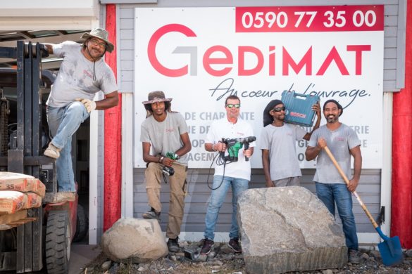 Equipe de Gedimat à Saint-Martin