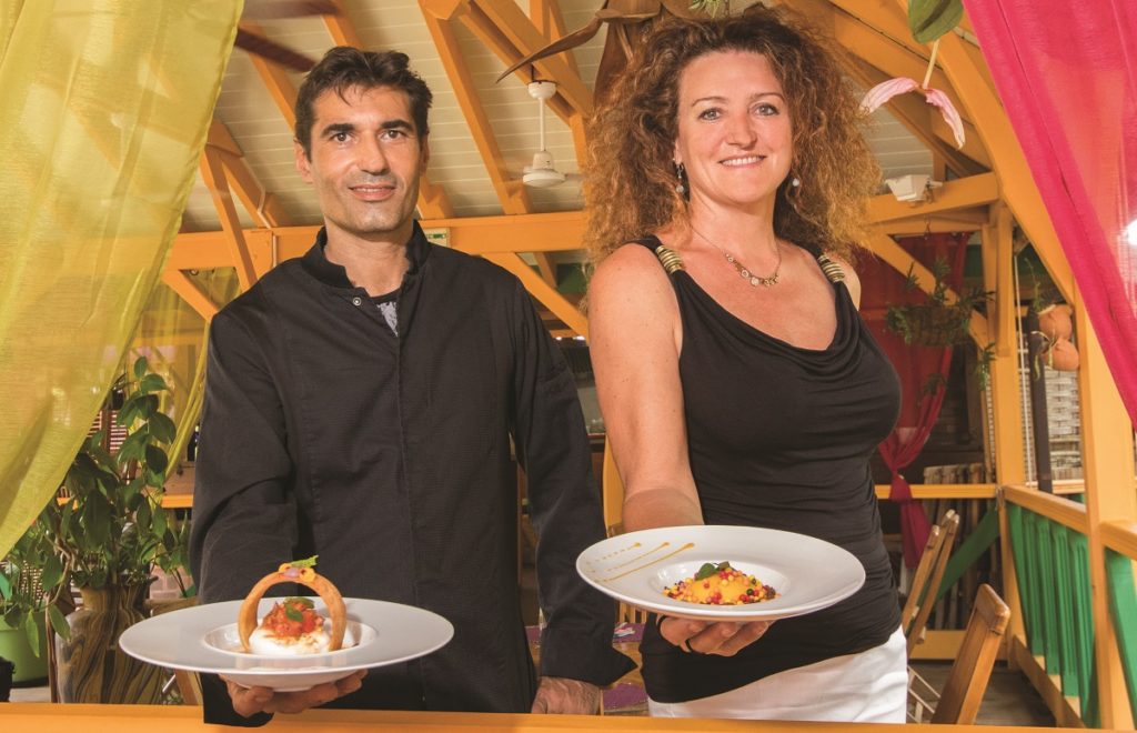 Chef et gérante du restaurant La Mandoline aux Trois-Ilets