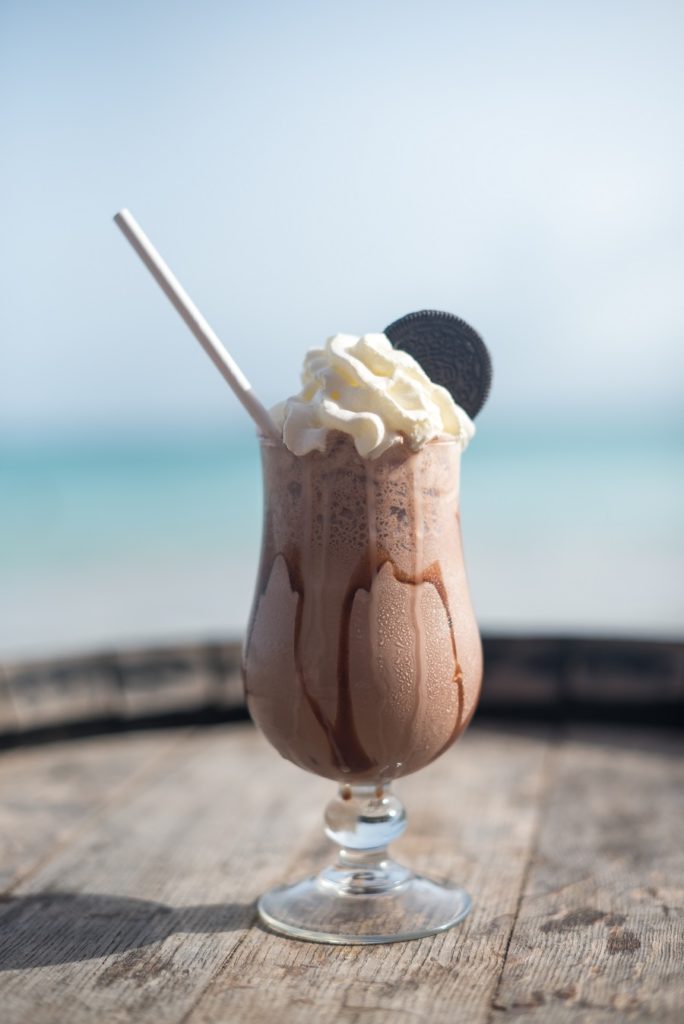 Milkshake au Restaurant Bliss au Gosier en Guadeloupe