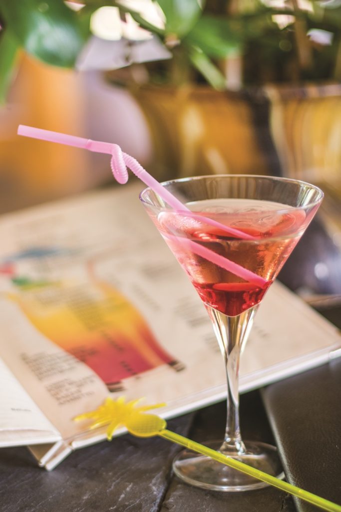 Cocktail au restaurant La Mandoline aux Trois-Ilets