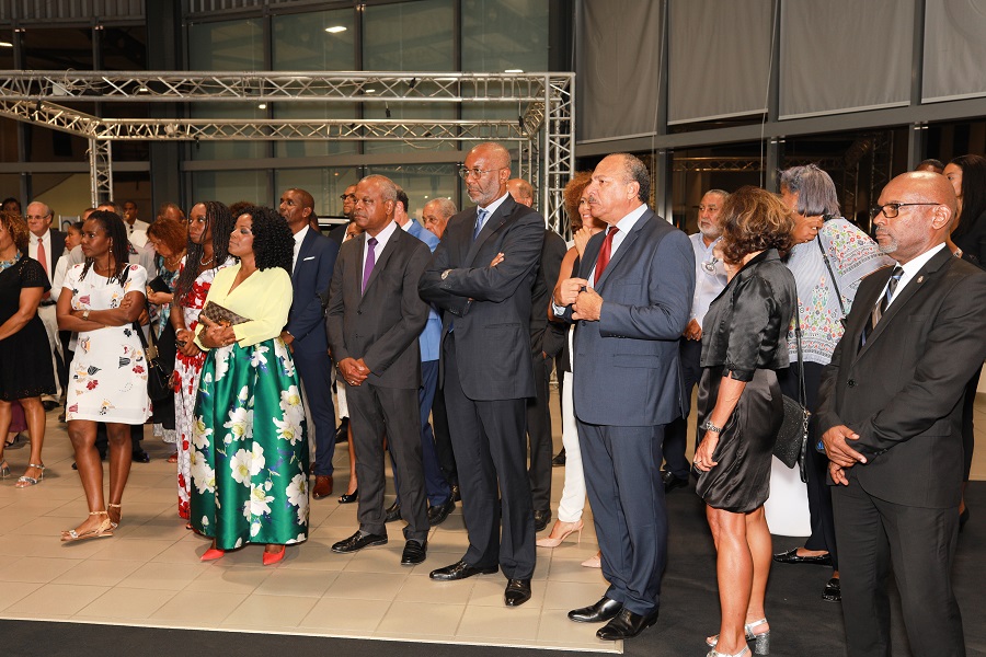 Représentants institutionnels à la cérémonie d'inauguration du consul honoraire d'Allemagne en Martinique