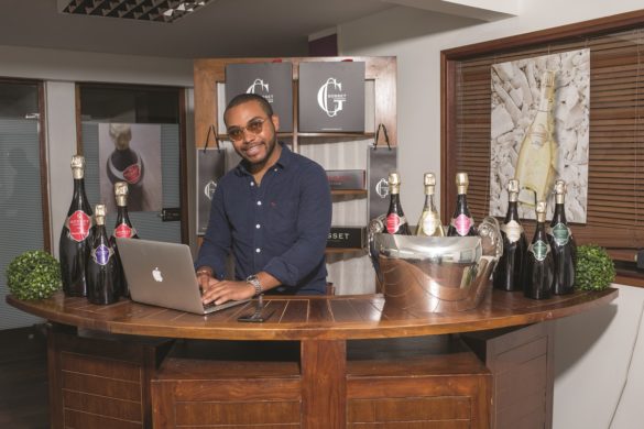 Thomas Varru-Mouriesse, distributeur des champagnes de la Maison Gosset en Martinique