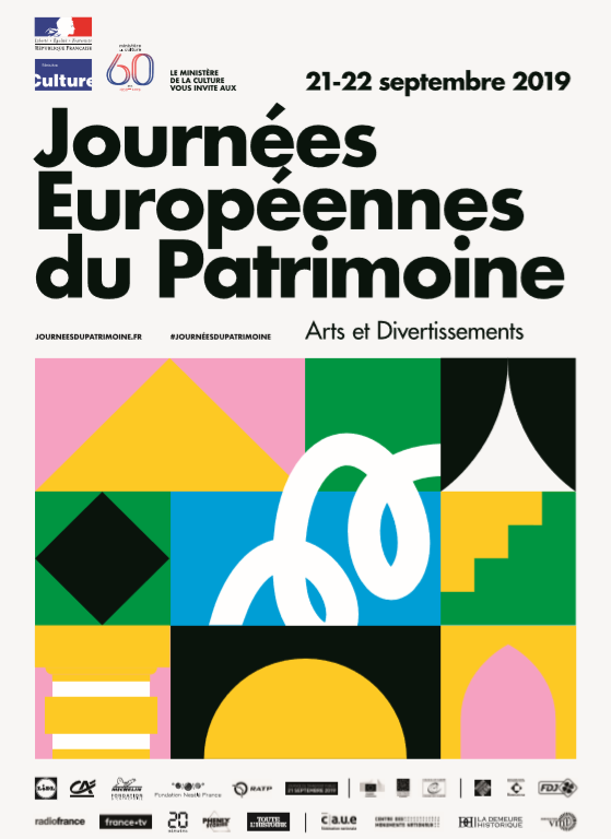 Visuel des Journées Européennes du Patrimoine 2019