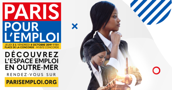 Visuel du salon Emploi & Outre-mer de Paris pour l'emploi 2019