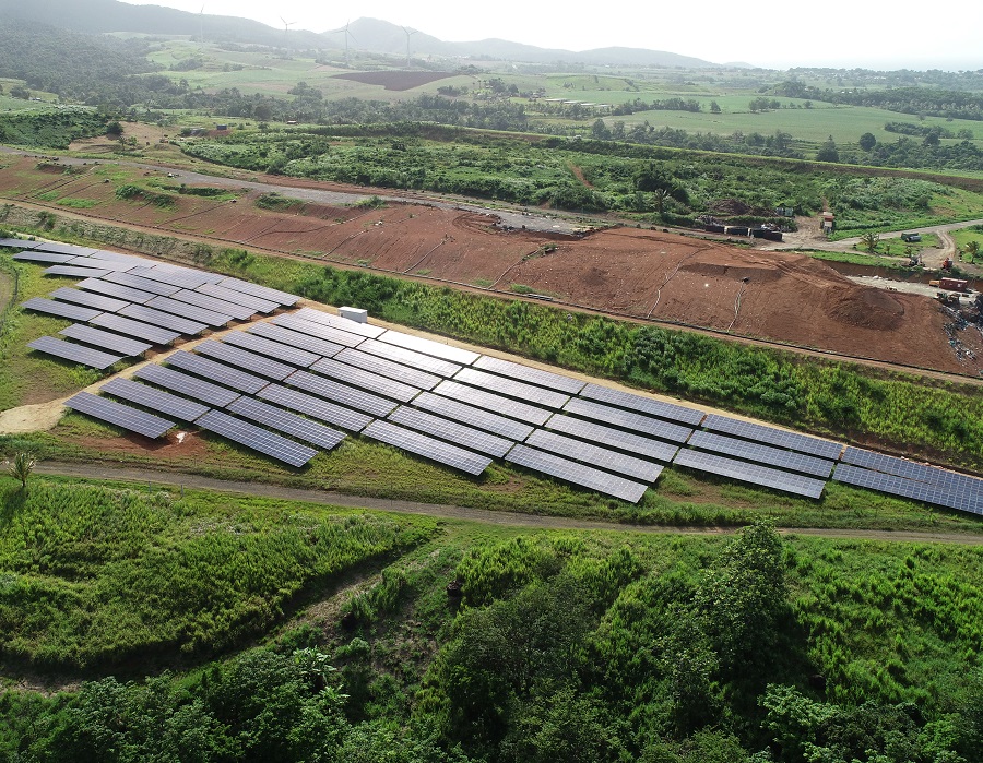 Centrale solaire de Sainte-Rose en Guadeloupe