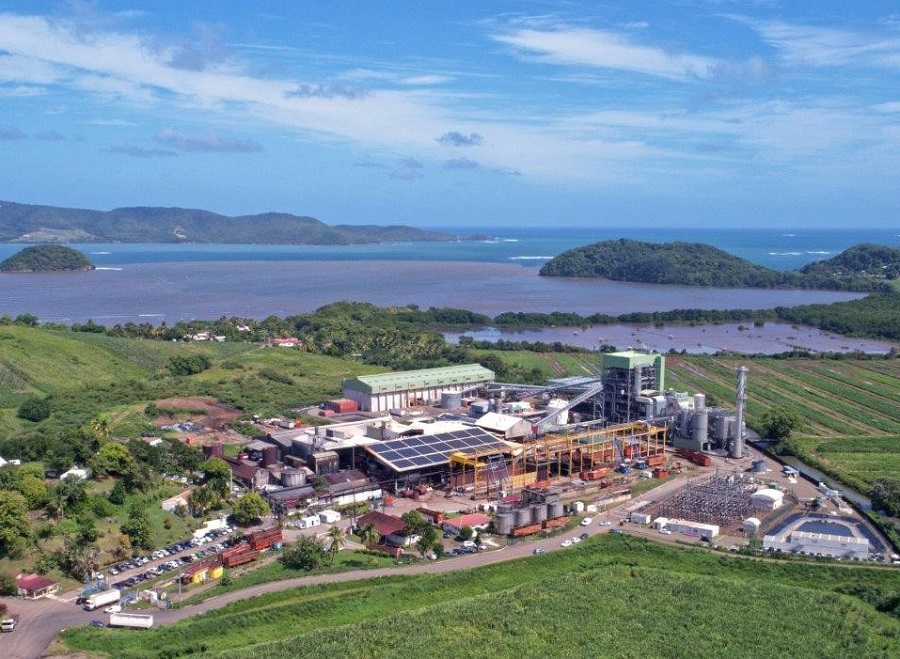 Centrale de production d'énergie à base de biomasse en Martinique 