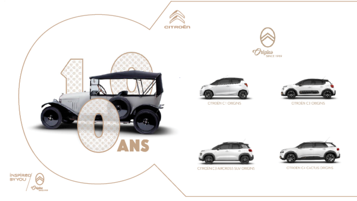 ORIGINS, nouvelle édition collector pour les 100 ans de Citroën