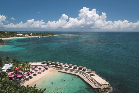 Plage de l'hôtel 5 étoiles La Toubana