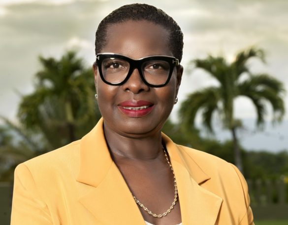 Nadia Celine, adjointe à la mairie du Gosier en Guadeloupe