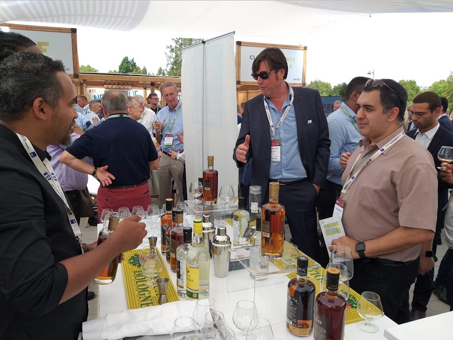 Dégustation de rhum à la REF 2019 du MEDEF