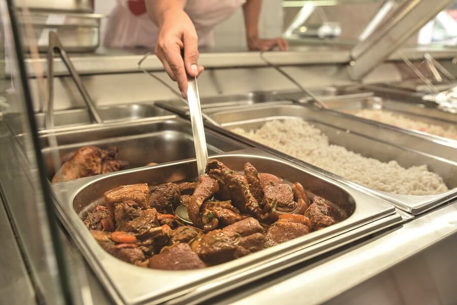 Viande de porc cuisinée en Guadeloupe