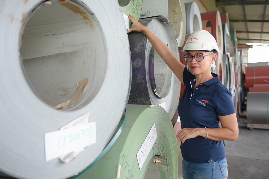 Stéphanie Baloup, Responsable d’exploitation ArcelorMittal en Guadeloupe
