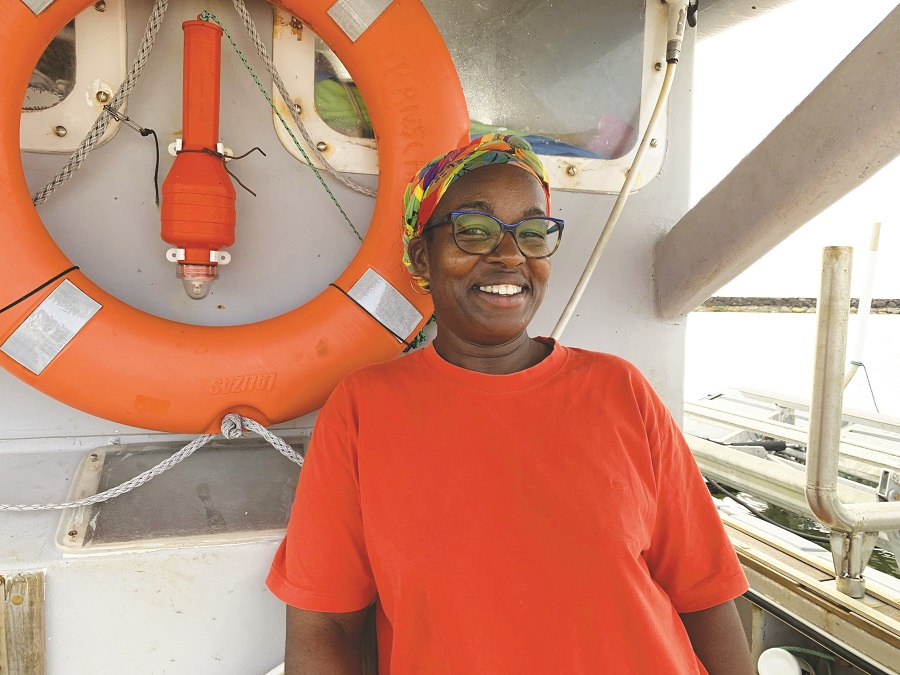 Véronique Loyson, marin pêcheur en Guadeloupe