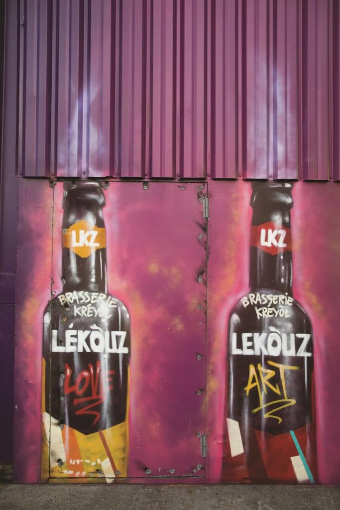 Fresque murale brasserie Lékouz 