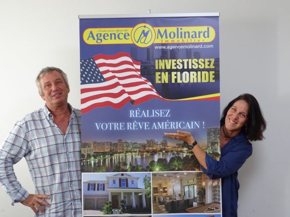 Collaborateurs de l'Agence Molinard, spécialistes des placements immobiliers à Orlando