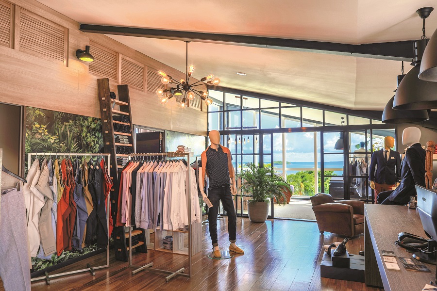 Intérieur concept store Mon Vestiaire - Guadeloupe