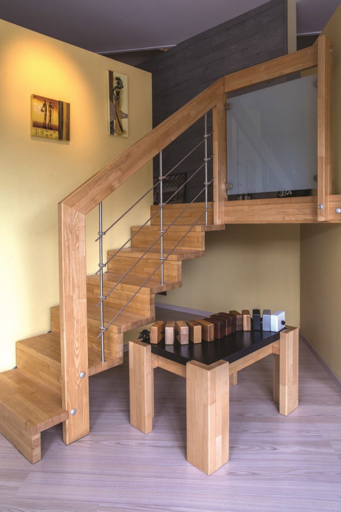 Escaliers en bois fabriqués par Technobois 