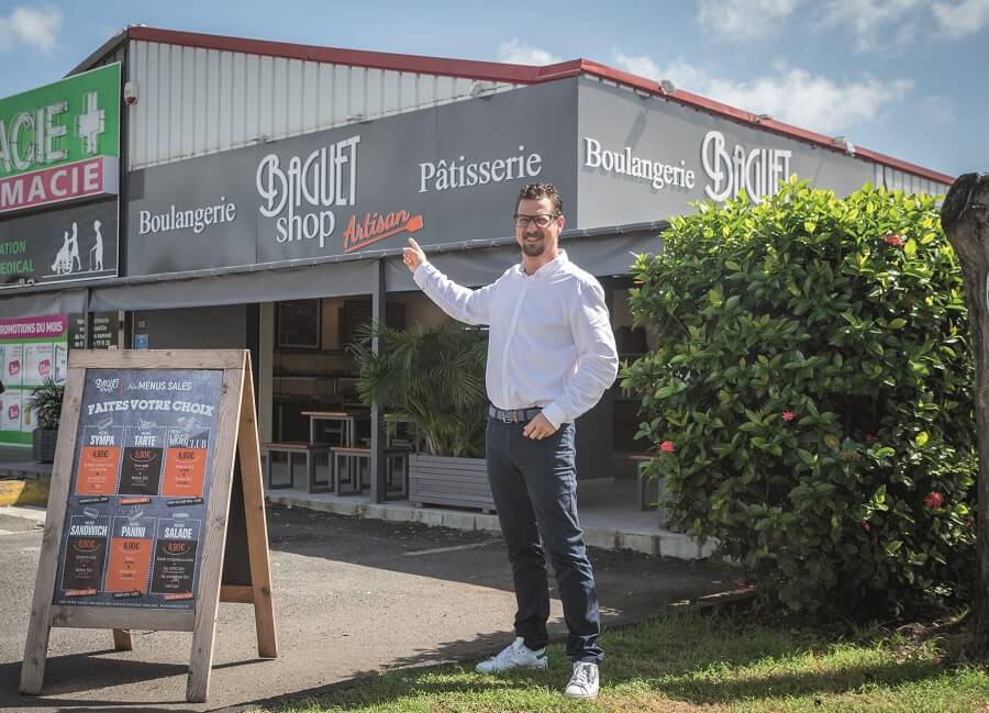 Sebastien Didier, responsable Baguet Shop en Guadeloupe