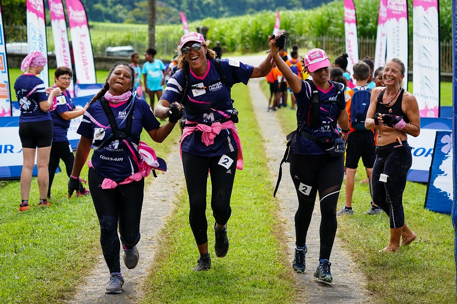 Fin d'étape de la team Douvan Pou Sekouris Matinitjé du Raid des Alizés Martinique - 2019