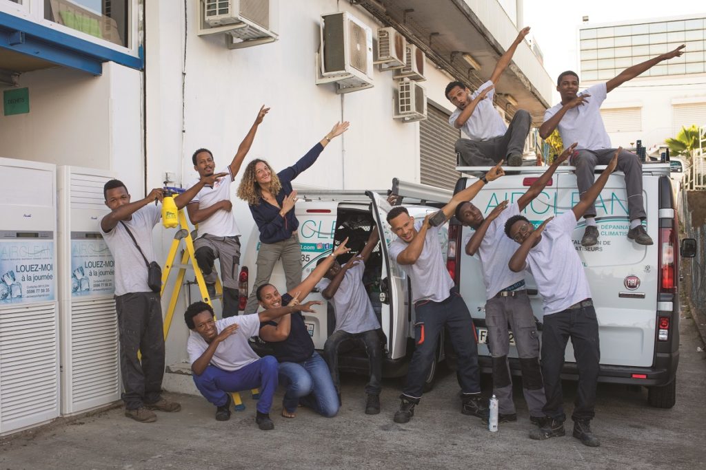 Equipe Air Clean - Service de location de climatiseurs - Martinique