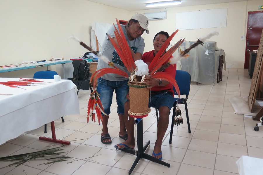 Atelier de transmission cutlurelle - projet SAWA - Guyane