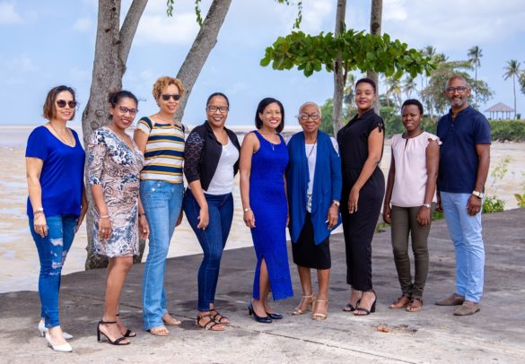 Equipe de l'opération de dépistage Mars Bleu - CRCDC - Guyane