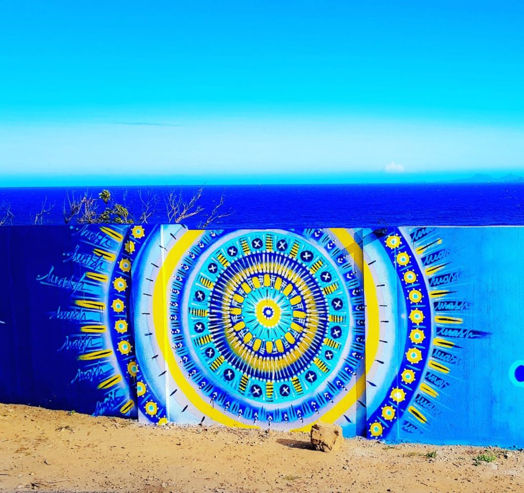 Fresque Mandala - @mashinart - St Martin