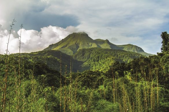 Montage Pelée - Volcan Martinique