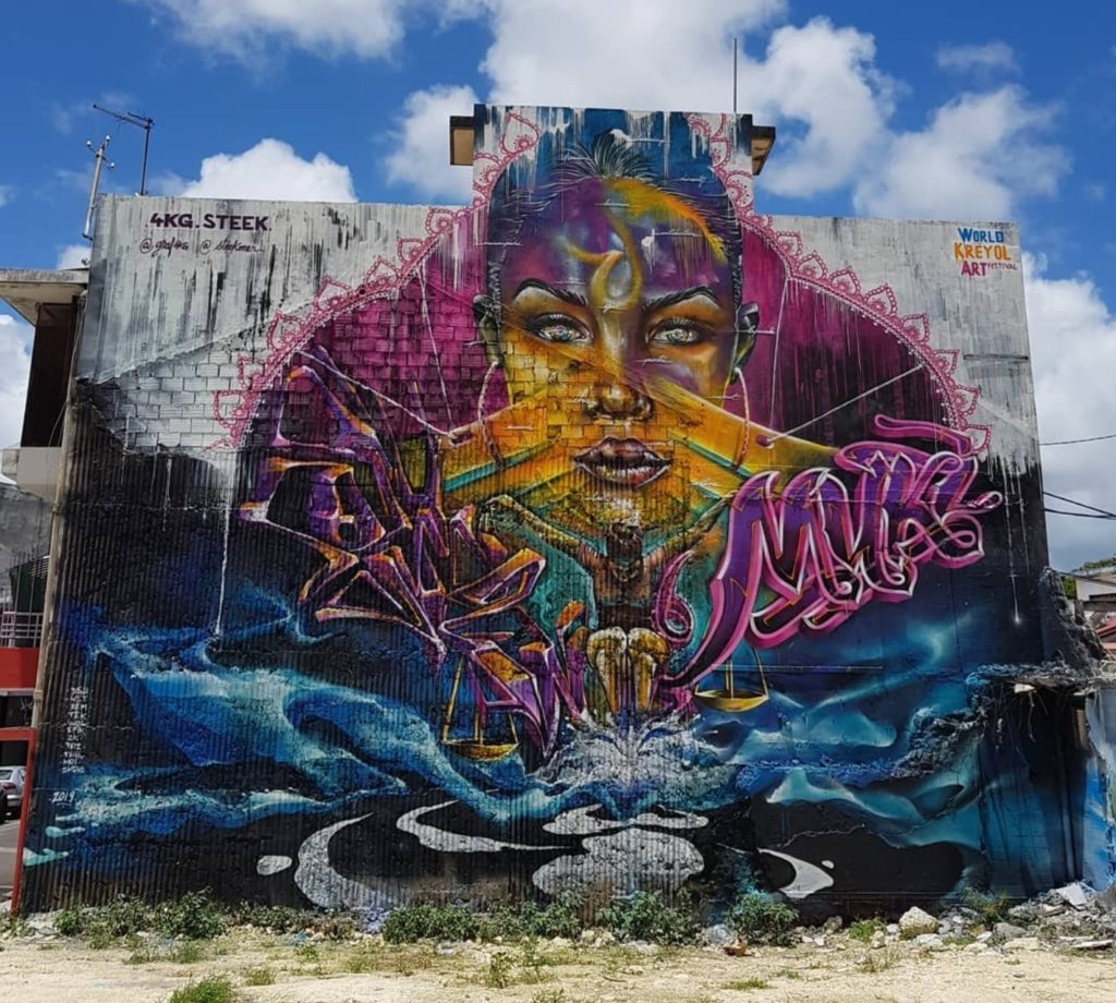 Fresque Steek et Collectiv 4KG - Guadeloupe