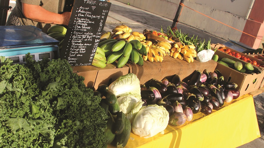 Fruits et légumes - marché Ka'Ba Péyi a - Martinique