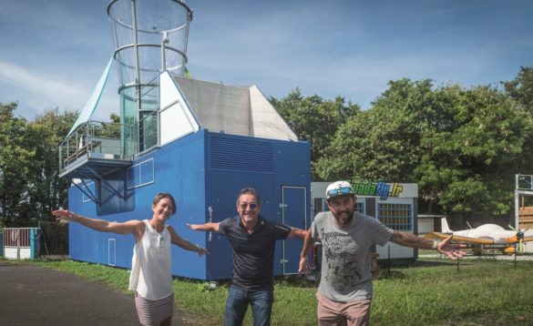 Denis Beau et les créateurs de Gwada Fly