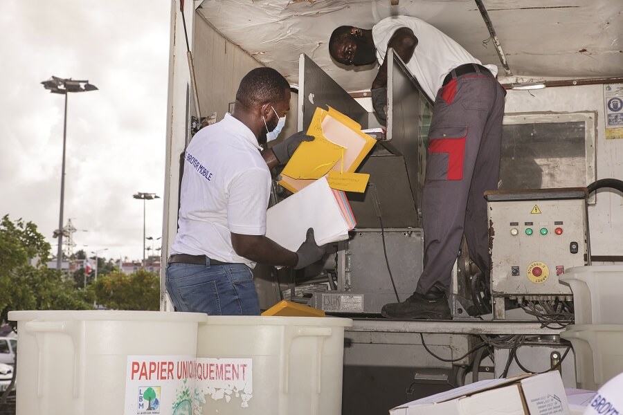 Le Broyeur Mobile - destruction documents entreprise - Martinique, Guadeloupe