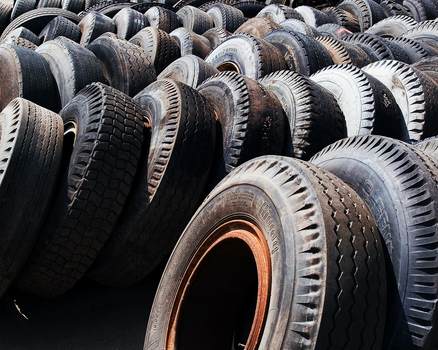 Recyclage pneus usagés
