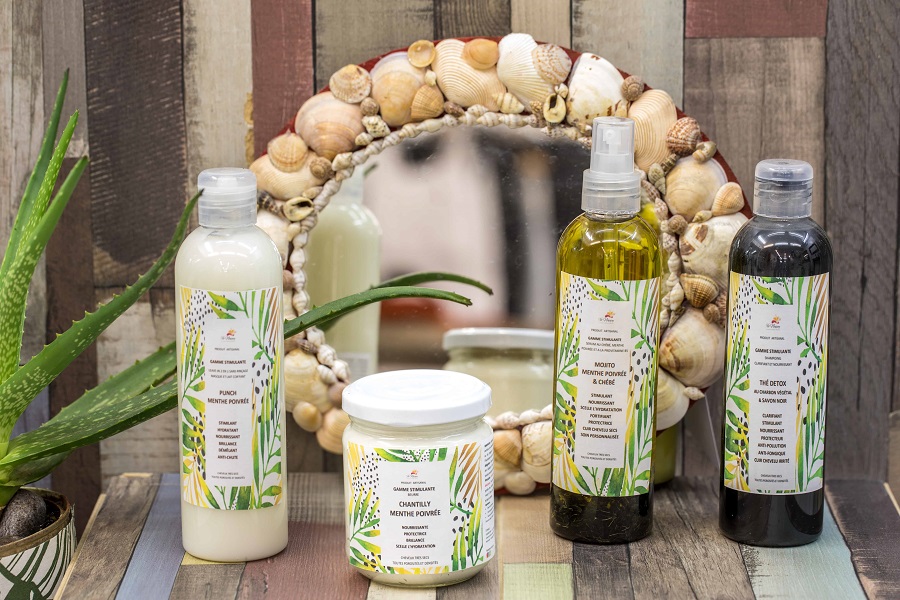 Produits capillaires menthe poivrée - XO NAPPY