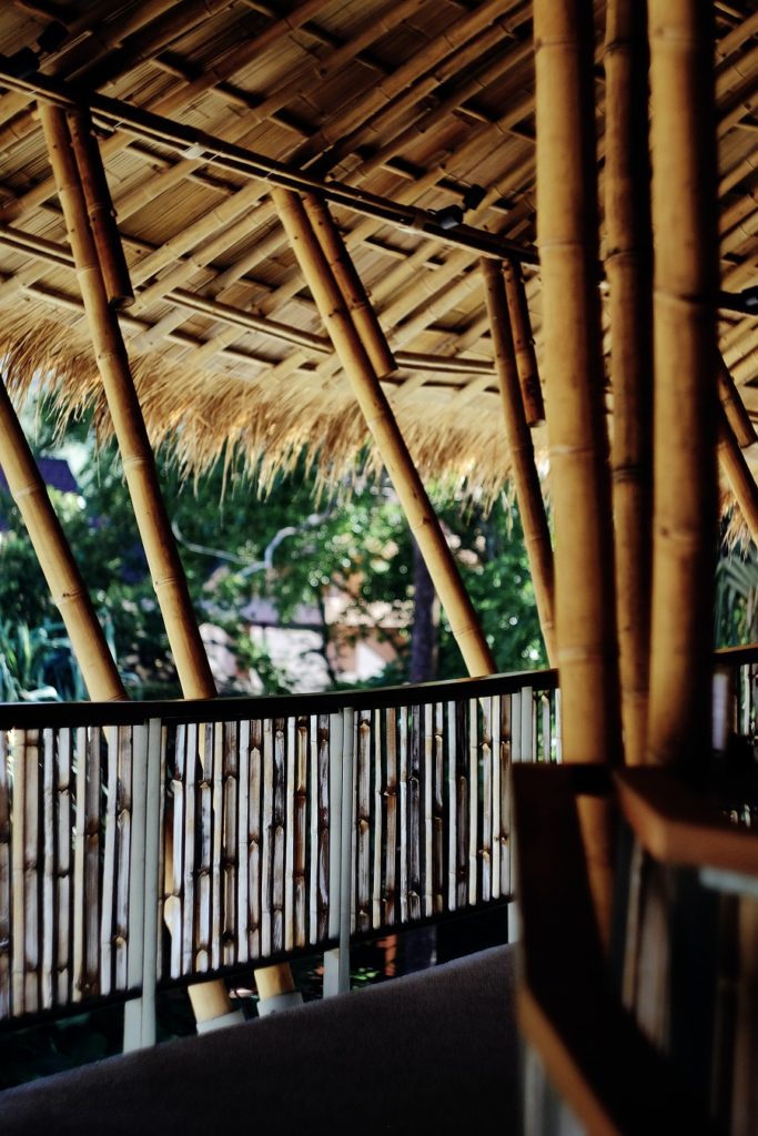 Terrasse en bambou